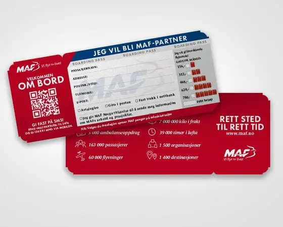 MAF billett